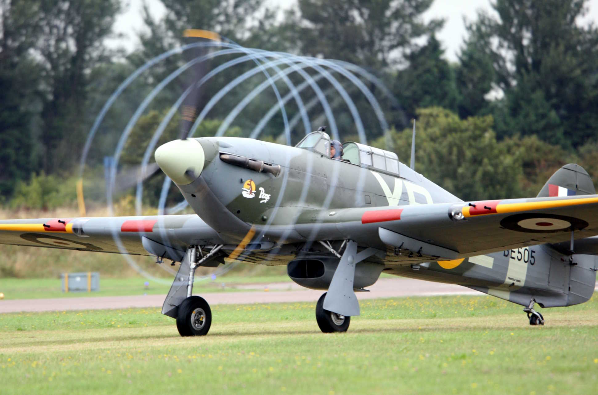 Hurricane on a moist day